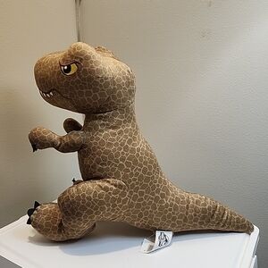 Jurrasic World T-rex Brown Patterned Dinosaur Plush Toy